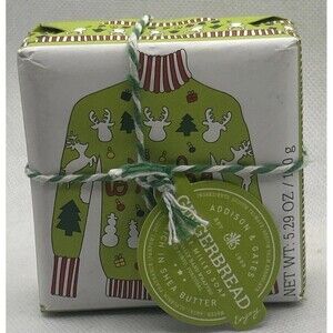 Addison & Gates Gingerbread Scented Bar Soap 5.29 oz Teacher Gift Stocking ￼
